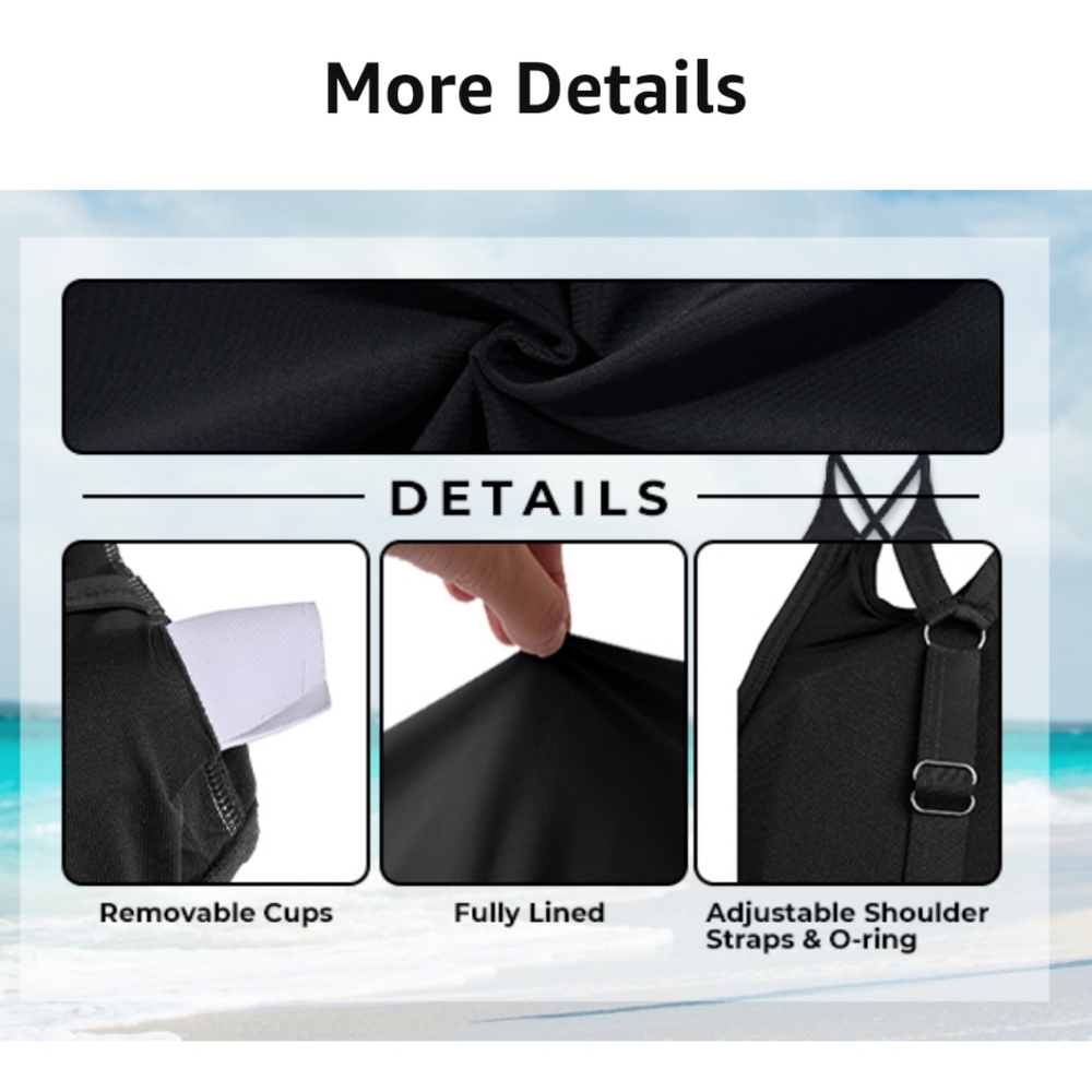 AQUA EVE One Piece Swimsuit - Picture 6 of 8